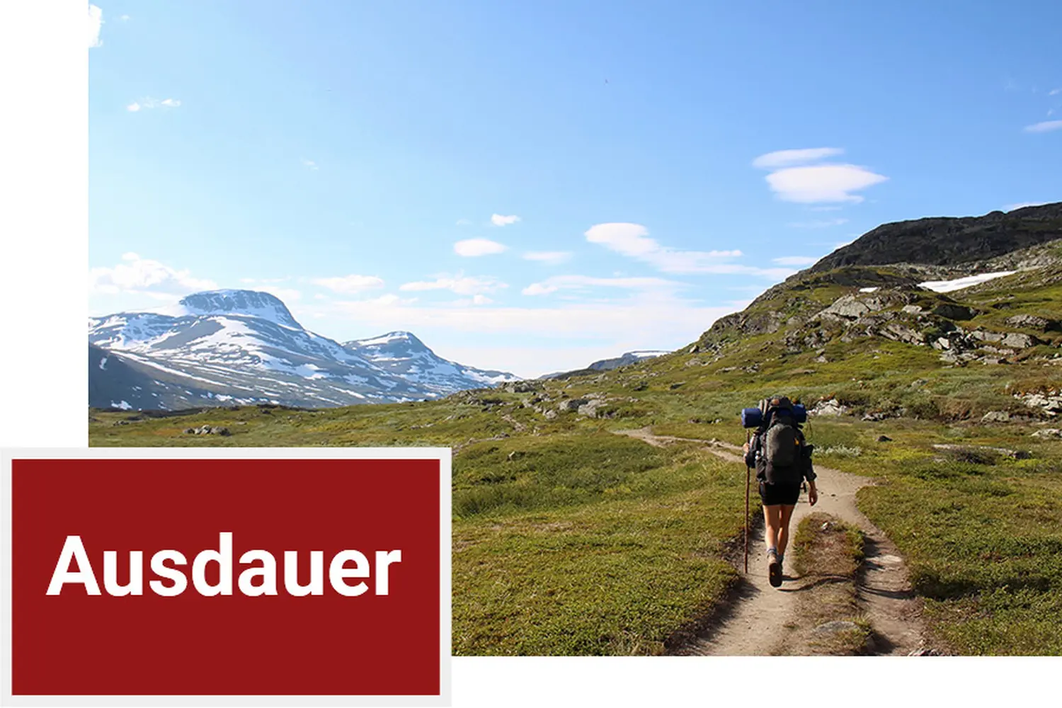 Mann beim Wandern von Die Glückschmiede 